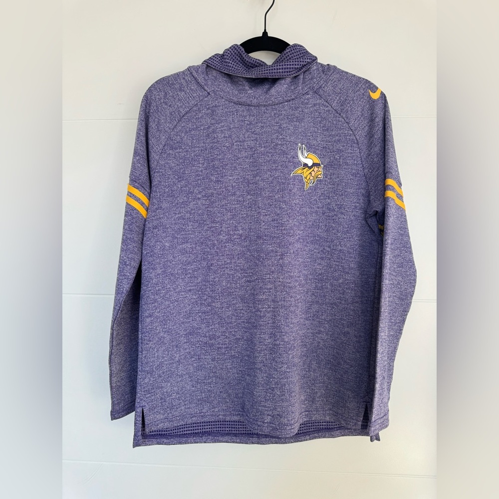 NFL Purple and White Dri-FIT Cowl Neck
